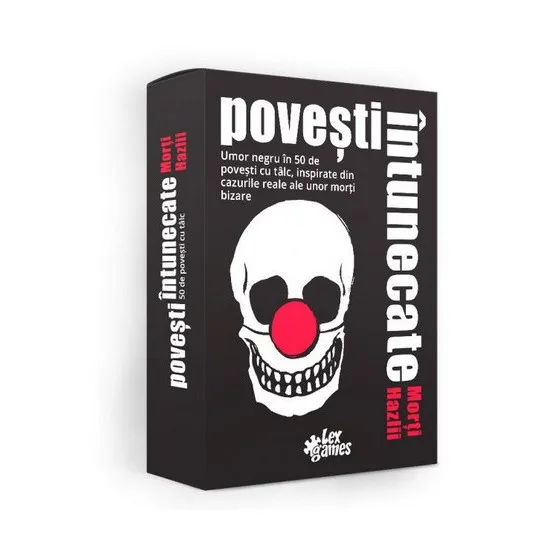 Lex Games 80053 Настольная игра Мрачные истории: Забавная смерть (рум.)