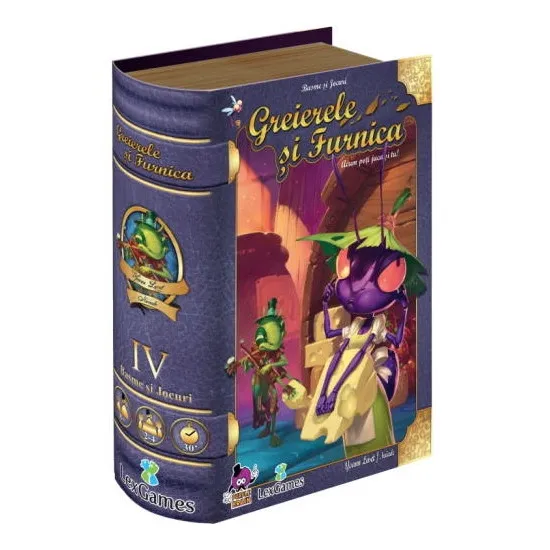 Lex Games 80007 Настольная игра Игры и сказки: Кузнечик и Муравей (рум.)