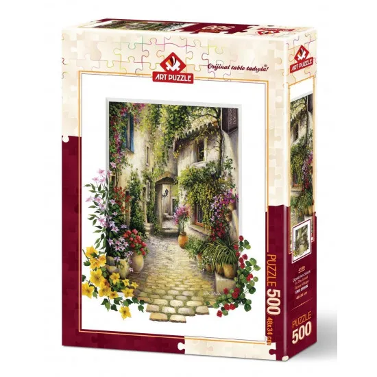 Art Puzzle 4189 Ð?азл Ð? маленÑ?кой Ñ?веÑ?оÑ?ной деÑ?евне, 500 Ñл.