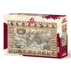 Art Puzzle 4584 Puzzle Old World Map, 1000 el.