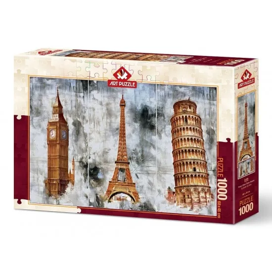 Art Puzzle 5199 Пазл Три города, Три башни, 1000 эл.