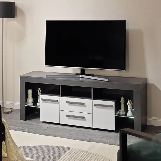 Comoda TV Ambianta City (160 cm), Grafit