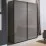 Dulap-cupeu Ambianta Space, 220x225x62 cm, Gri