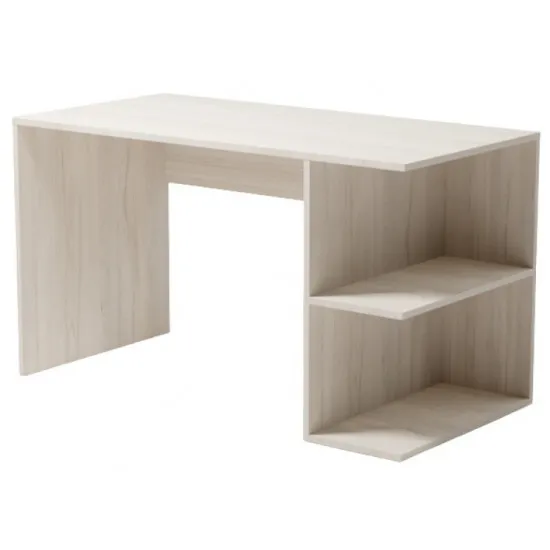 Masa de birou Smartex Comp, 130x65 cm, Stejar Deschis