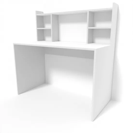 Masa de birou Smartex M4 100cm, Alb