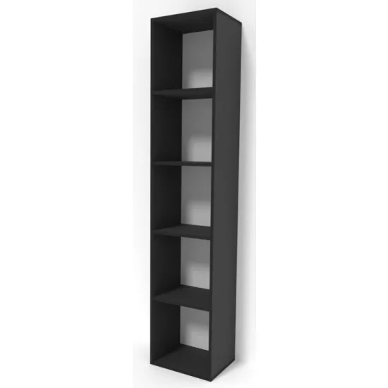 Стеллаж Smartex Box 415 5, 41.5x31x200.8 см, Чёрный