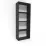 Raft Smartex Box 600 4, 60x31x161.1 cm Black