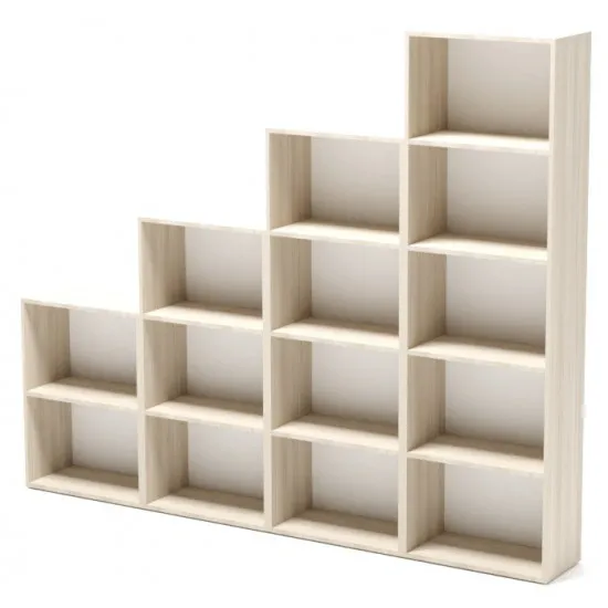 Стеллаж Smartex Box Set 600, 240x31x200.8 см, Дуб Светлый