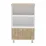 Raft Smartex Mini, 70x35x115.5 cm Alb/Stejar Închis