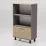 Raft Smartex Mini, 70x35x115.5 cm Grafit/Stejar Închis