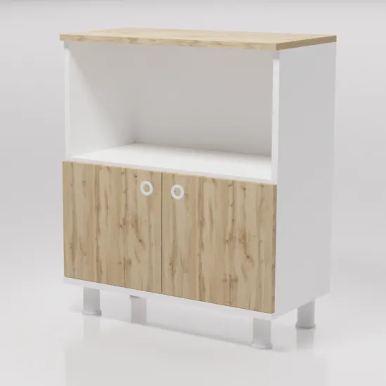 TumbÄ? printer Smartex Printer, Alb/Stejar Ã?nchis