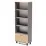 Raft Smartex Maxi, 70x35x187.3 cm Grafit/Stejar Închis
