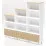 Стеллаж Smartex Set, 210x35x187.3 см, Белый/Дуб Тёмный