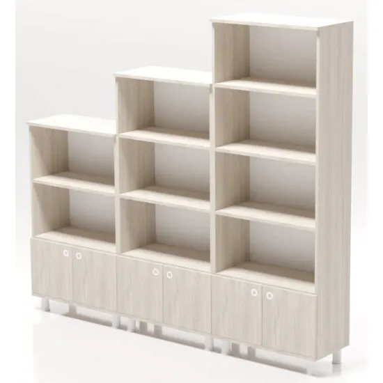 Raft Smartex Set, 210x35x187.3 cm Stejar Deschis