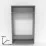 Dulap Smartex N1, 120x52x206 cm, Grafit