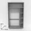 Dulap Smartex N2, 120x52x206 cm, Grafit
