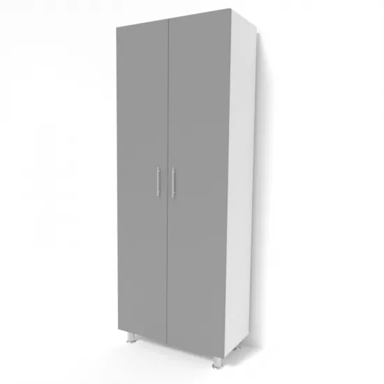Dulap Smartex N4 (80 cm), Alb/Grafit