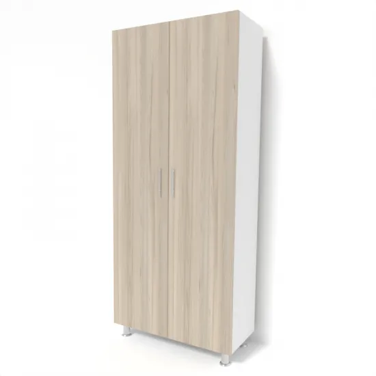 Dulap Smartex N4 (90 cm), Alb/Stejar Deschis