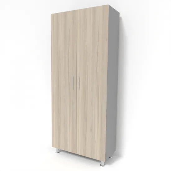 Dulap Smartex N4 (90 cm), Grafit/Stejar Deschis