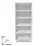 Dulap Smartex N4, 100x40x208 cm, Alb/Stejar Deschis