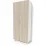 Dulap Smartex N4, 100x40x208 cm, Alb/Stejar Deschis