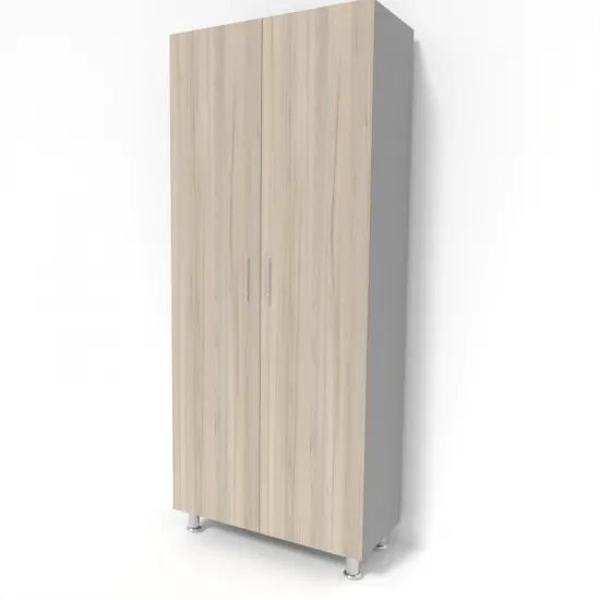 Dulap Smartex N4 (100 cm), Grafit/Stejar Deschis