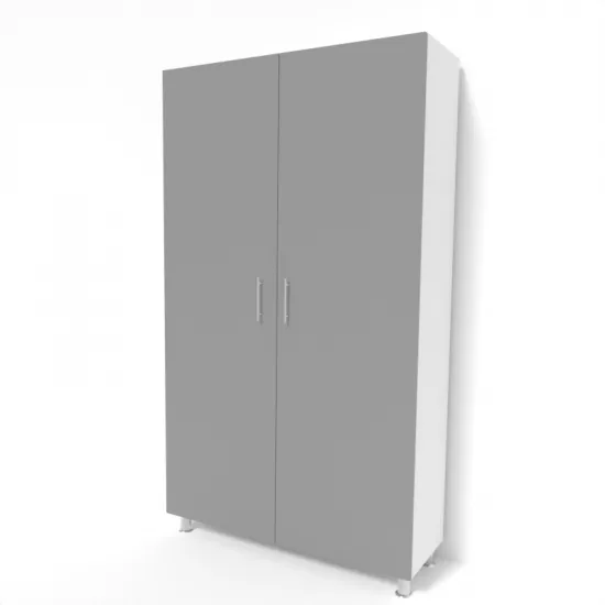 Dulap Smartex N4 (120 cm), Alb/Grafit