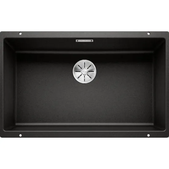 Chiuvetă de bucătărie Blanco Subline 700-U,730x460 mm, Negru (526001)