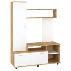 Living Pehotin Aljaska (116 cm), Stejar Taho/Alb Living Pehotin Aljaska (116 cm), Stejar Taho/Alb