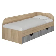 Pat pentru copii Pehotin Sonia-2, fără sertare 190х80 cm, Sonoma Pat pentru copii Pehotin Sonia-2, fără sertare 190х80 cm, Sonoma