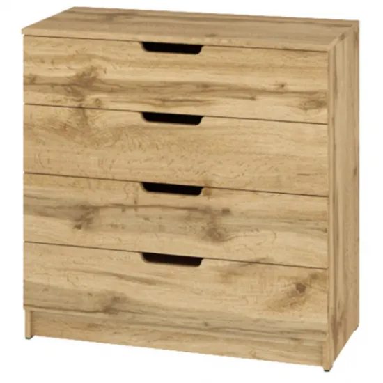 Комод Pehotin К-4 эко, 80x38x80 см, Дуб тахо