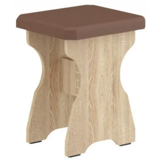 Табурет-1 Дуб сонома/коричневый