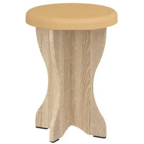 Стул Pehotin Табурет-2 Дуб сонома/кофе