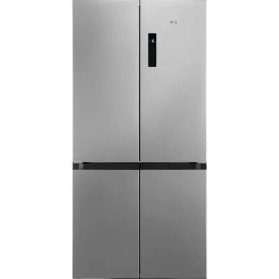 Frigider side-by-side AEG RMB952E6VU, Inox