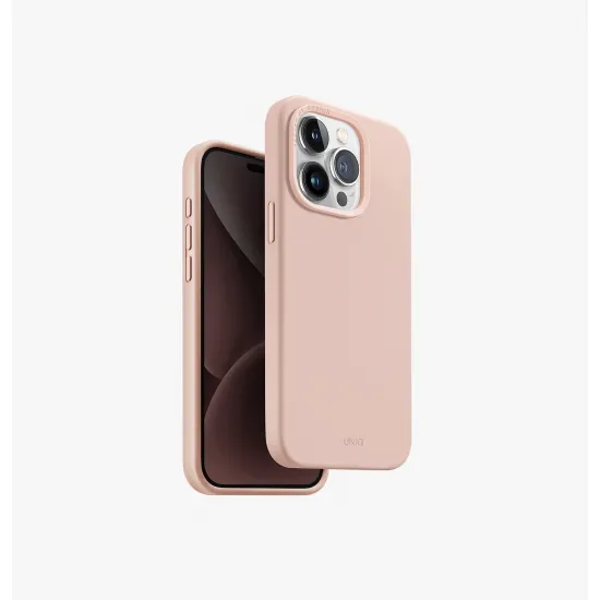 Чехол Uniq Hybrid Magclick Charging Lino Hue для Apple iPhone 15 Pro Max, Pink