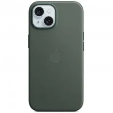 Husă FineWoven Case with MagSafe pentru iPhone 15, Evergreen