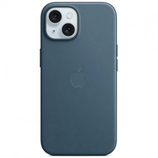 Чехол FineWoven Case with MagSafe для iPhone 15, Pacific Blue