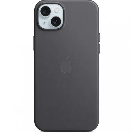 Husă FineWoven Case with MagSafe pentru iPhone 15 Plus, Black