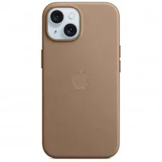 Husă FineWoven Case with MagSafe pentru iPhone 15, Taupe
