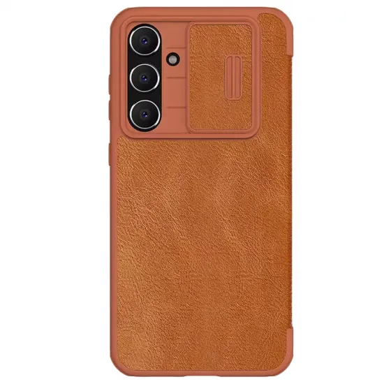 Husă Nillkin Qin Pro LC pentru Samsung Galaxy S23FE, Brown