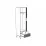 Penal ML-Mobila Velvet N3 (60 cm), Alb/Auriu