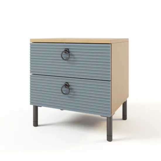 ML-Mobila Velvet №9 (55 cm), Stejar auriu/ Laguna Soft