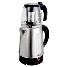 Fierbător electric Zilan ZLN3581 Inox (1.7 + 0.9 l/2200 W)
