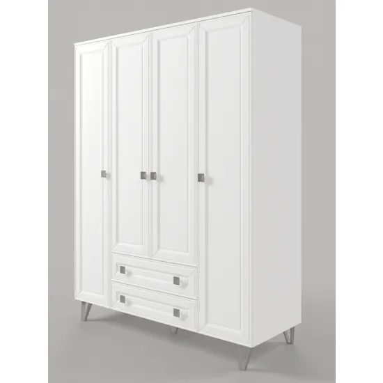 Dulap ML-Mobila Mira N1 (160 cm), Alb