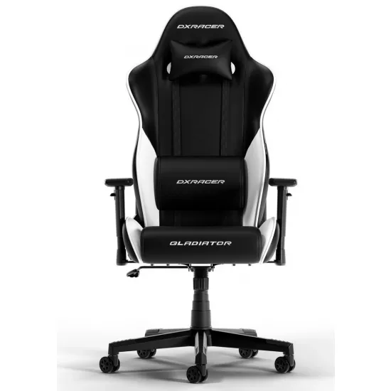 Кресло геймерское DXRacer GLADIATOR-23-L-NW-X1, Black/White