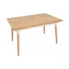 Masă de bucătărie extensibilă Eva DT-433-4WO, Wood