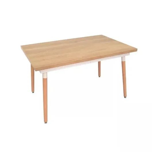 Masă de bucătărie extensibilă Eva DT-433-4WO, Wood