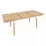 Masă de bucătărie extensibilă Eva DT-433-4WO, Wood