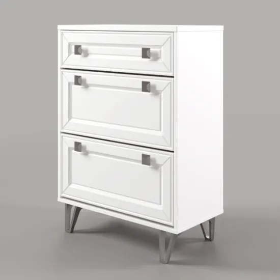 Pantofar ML-Mobila Mira N11 (80 cm), Alb