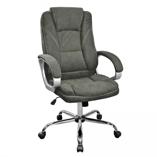 Fotoliu de birou Decoprim BX-3177, Grey/Stofă